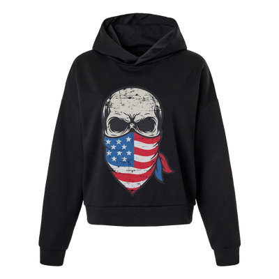 Skull Bandana Women's Hoodie