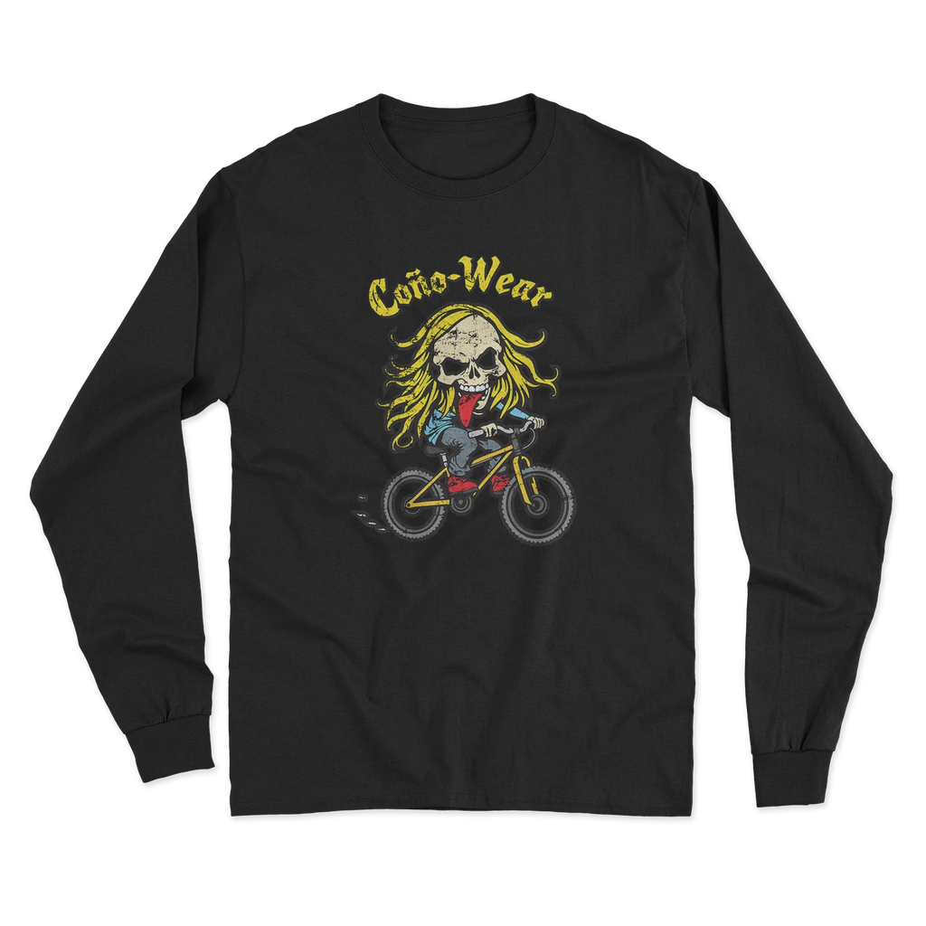Skull Cyclist Long Sleeve T-Shirt