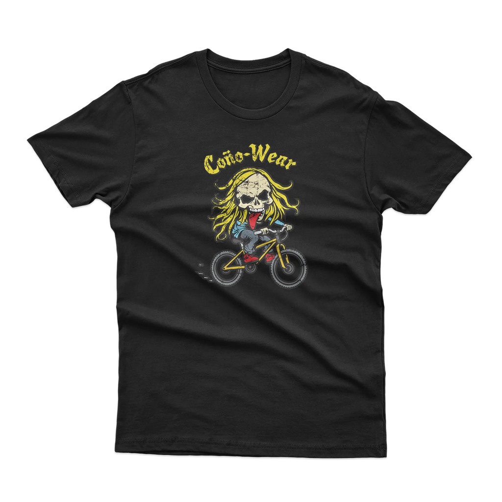 Skull Riding a Bike T-Shirt