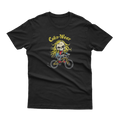 Camiseta con calavera en bicicleta